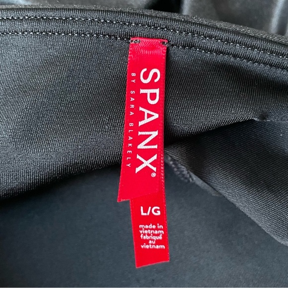 Spanx Black SPANXshape Faux Leather Leggings - 35739 - Picture 9 of 12